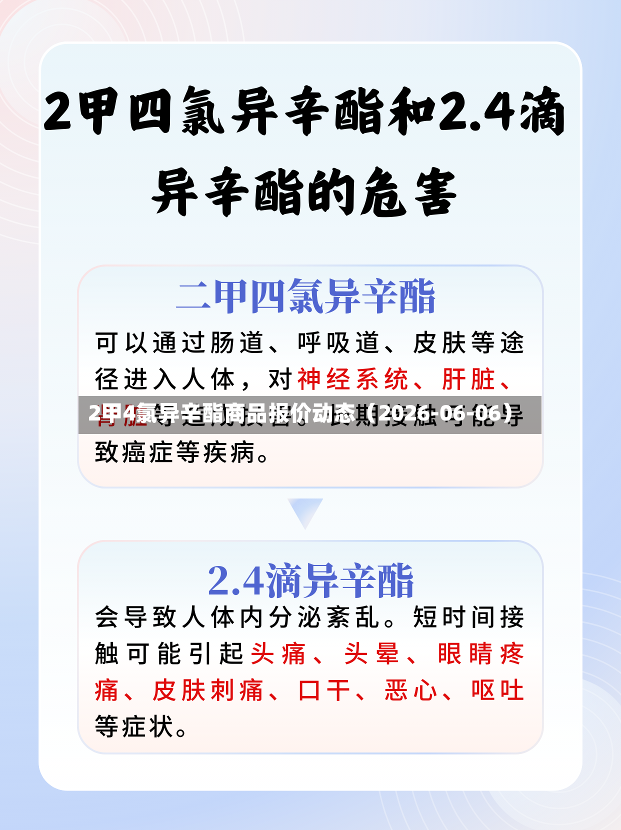 2甲4氯异辛酯商品报价动态（2026-06-06）-第2张图片