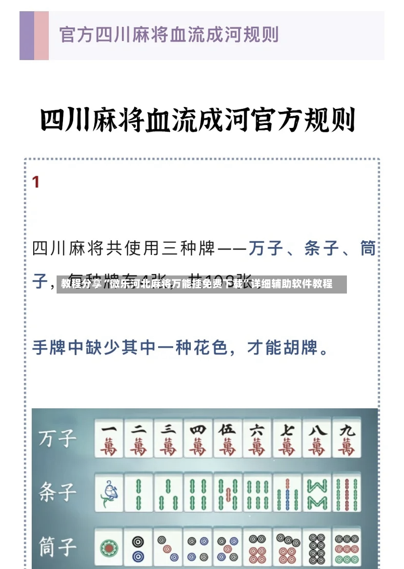 教程分享“微乐河北麻将万能挂免费下载”详细辅助软件教程
