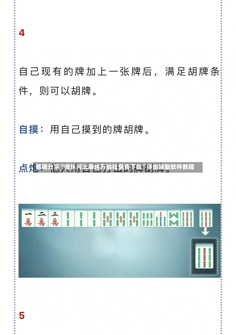 教程分享“微乐河北麻将万能挂免费下载”详细辅助软件教程-第2张图片