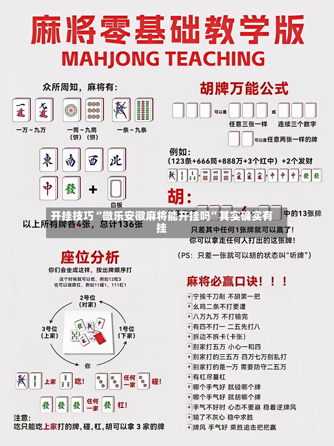 开挂技巧“微乐安徽麻将能开挂吗”其实确实有挂-第2张图片