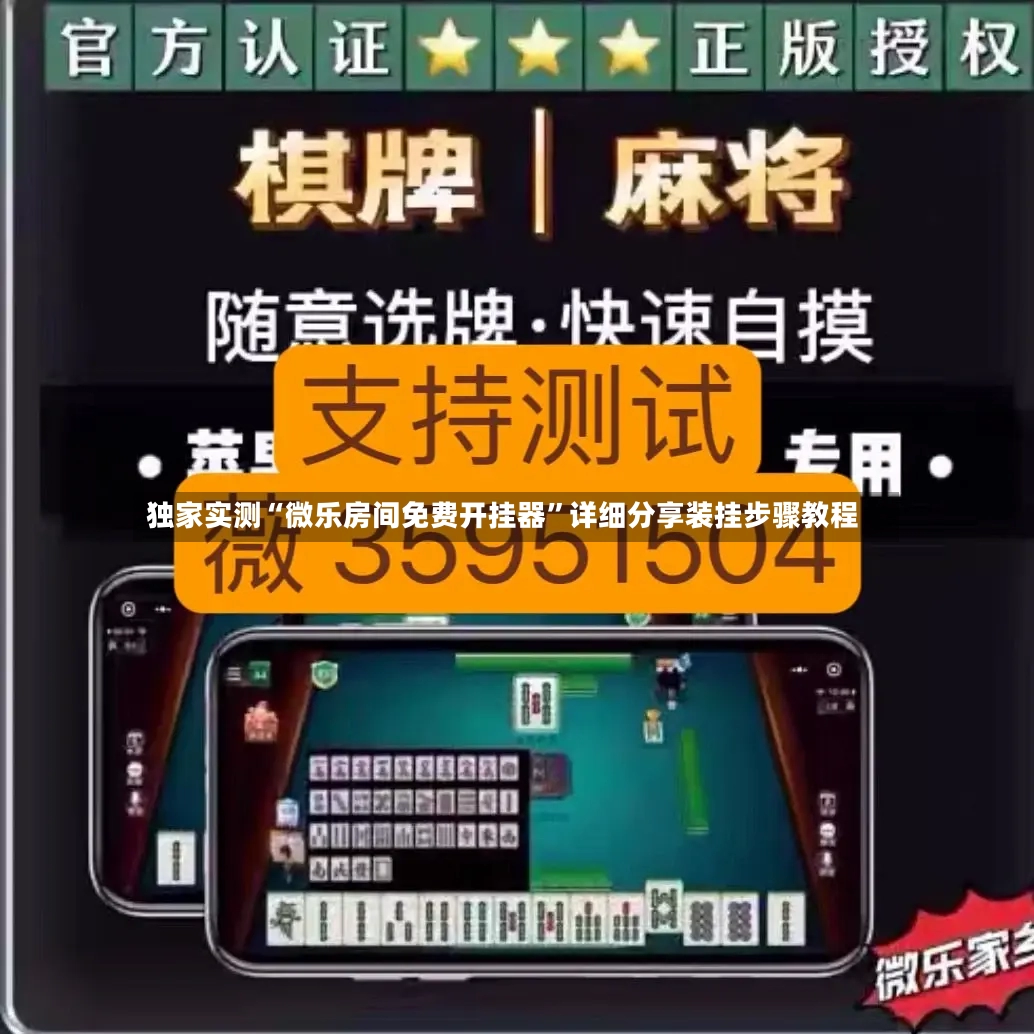 独家实测“微乐房间免费开挂器”详细分享装挂步骤教程-第2张图片