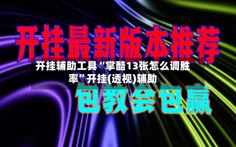 开挂辅助工具“掌酷13张怎么调胜率	”开挂(透视)辅助-第3张图片