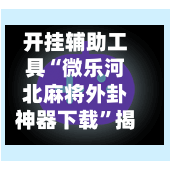 开挂辅助工具“微乐河北麻将外卦神器下载”揭秘透视辅助万能挂-第3张图片