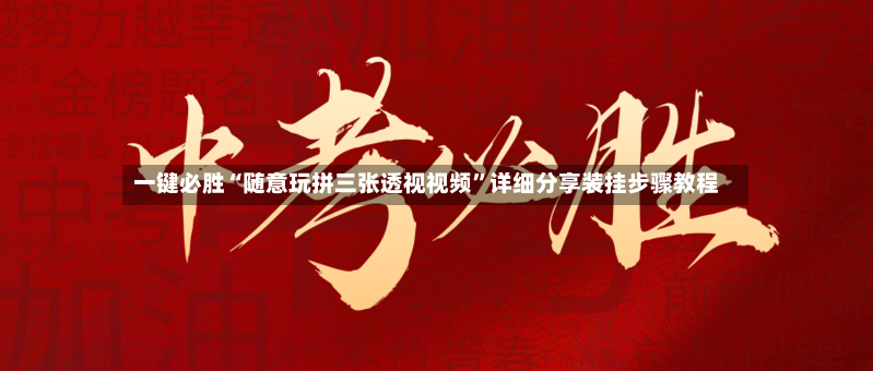 一键必胜“随意玩拼三张透视视频”详细分享装挂步骤教程-第3张图片