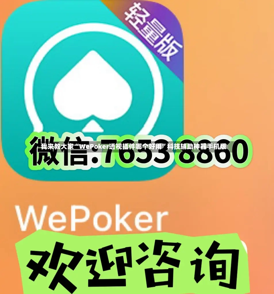 我来教大家“WePoker透视插件哪个好用”科技辅助神器手机版-第3张图片