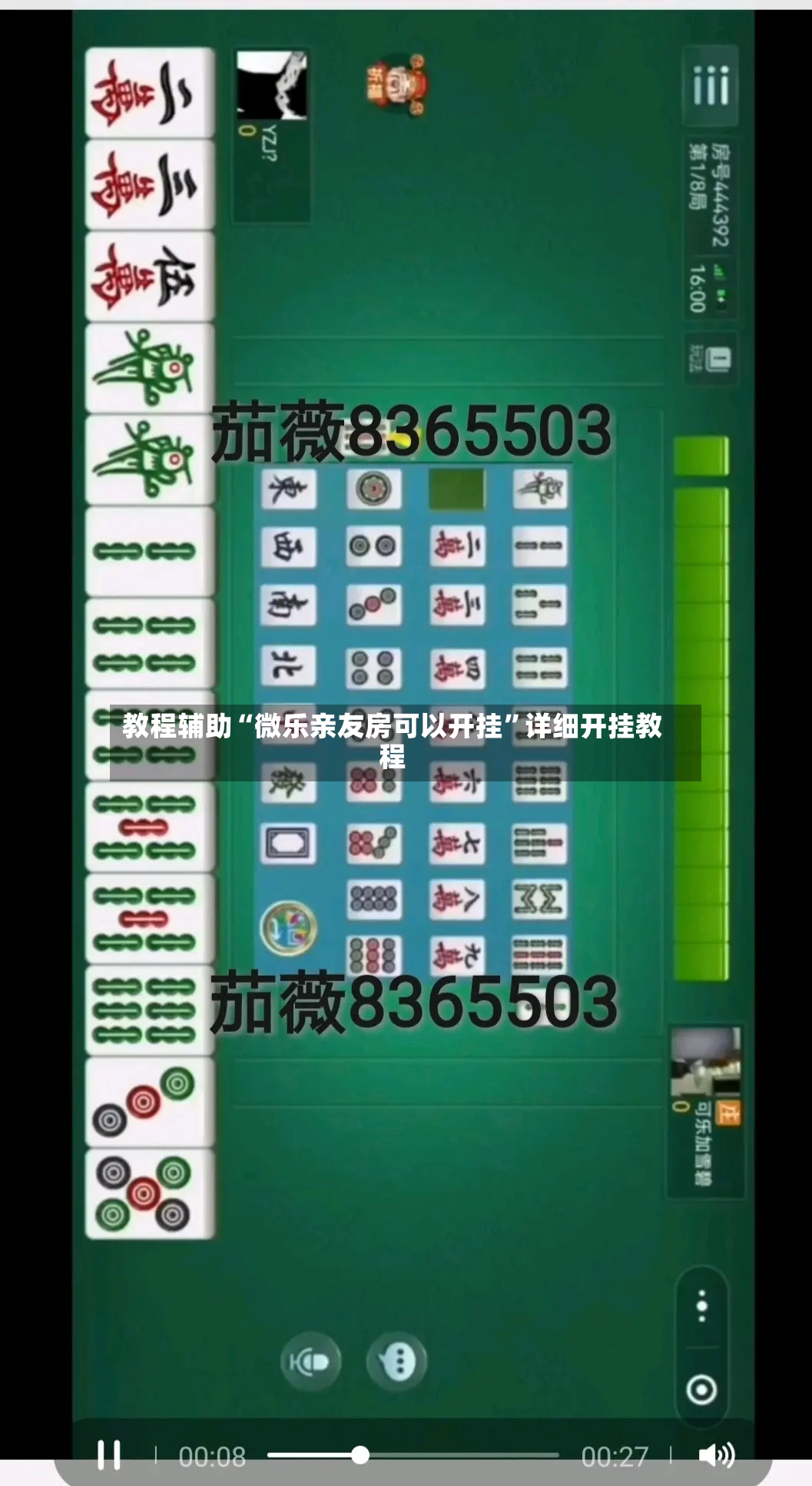 教程辅助“微乐亲友房可以开挂”详细开挂教程-第3张图片