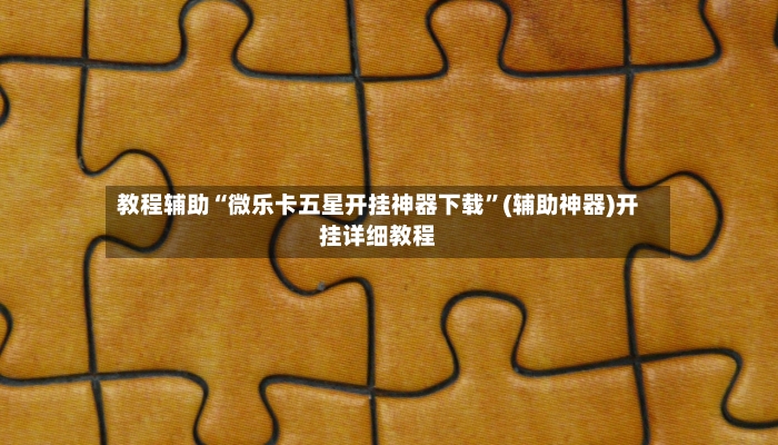 教程辅助“微乐卡五星开挂神器下载”(辅助神器)开挂详细教程-第2张图片