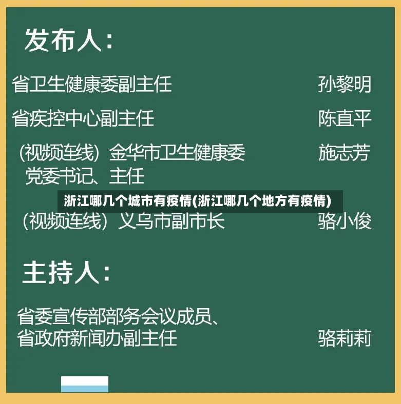 浙江哪几个城市有疫情(浙江哪几个地方有疫情)