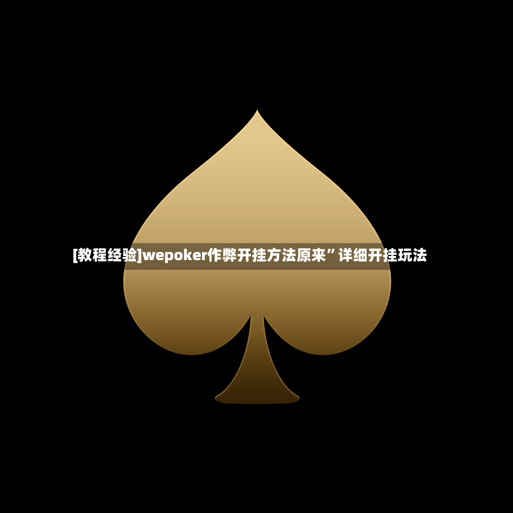 [教程经验]wepoker作弊开挂方法原来”详细开挂玩法-第3张图片