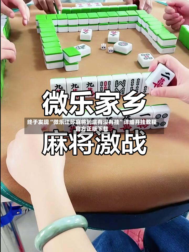 终于发现“微乐江苏麻将到底有没有挂”详细开挂教程官方正版下载-第2张图片