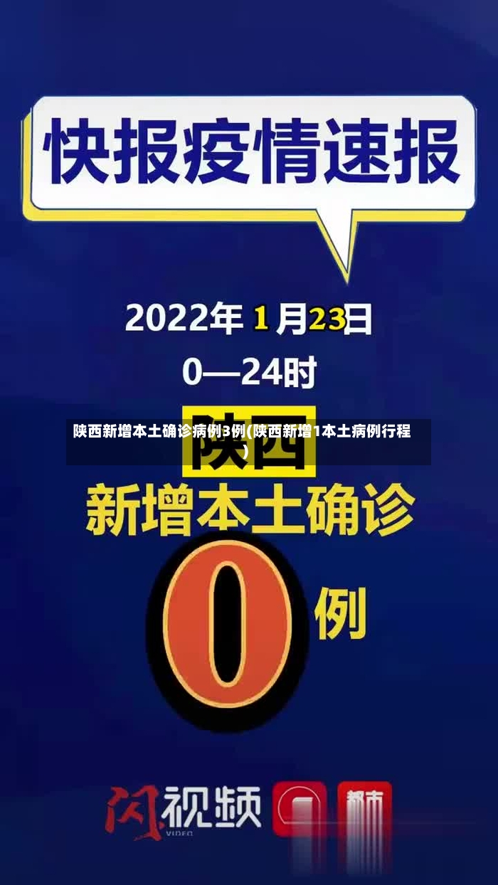 陕西新增本土确诊病例3例(陕西新增1本土病例行程)-第2张图片