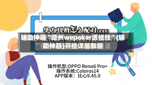 辅助神器“德州wepoker透视挂”(辅助神器)开挂详细教程-第2张图片