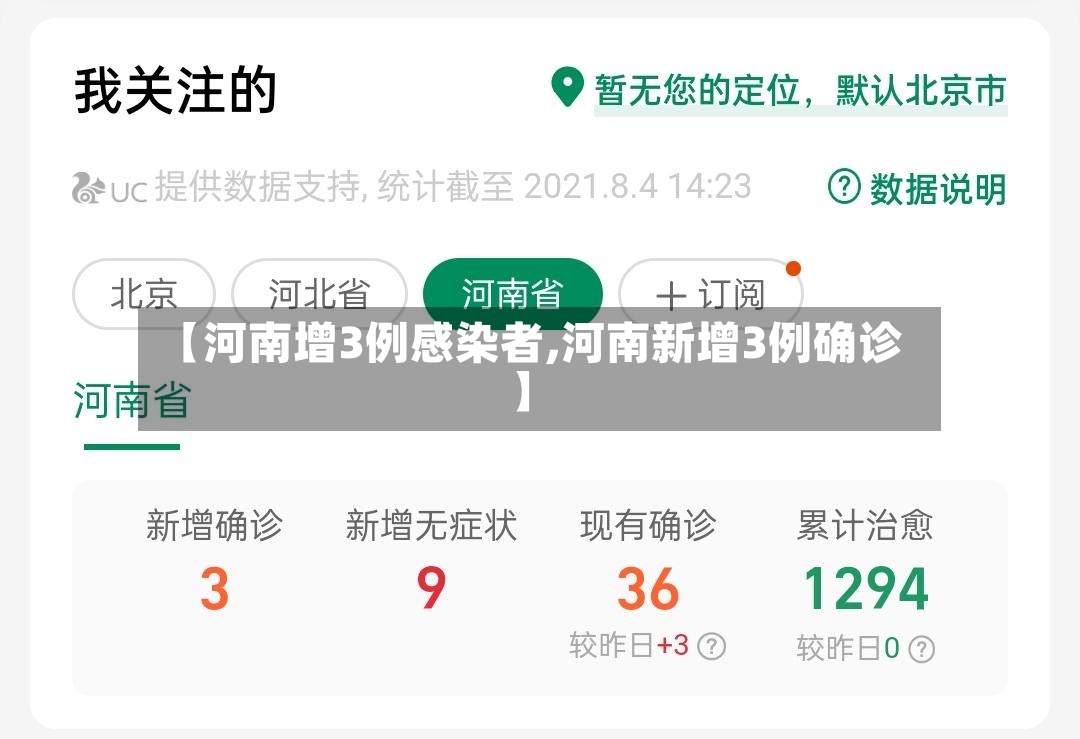 【河南增3例感染者,河南新增3例确诊】-第3张图片