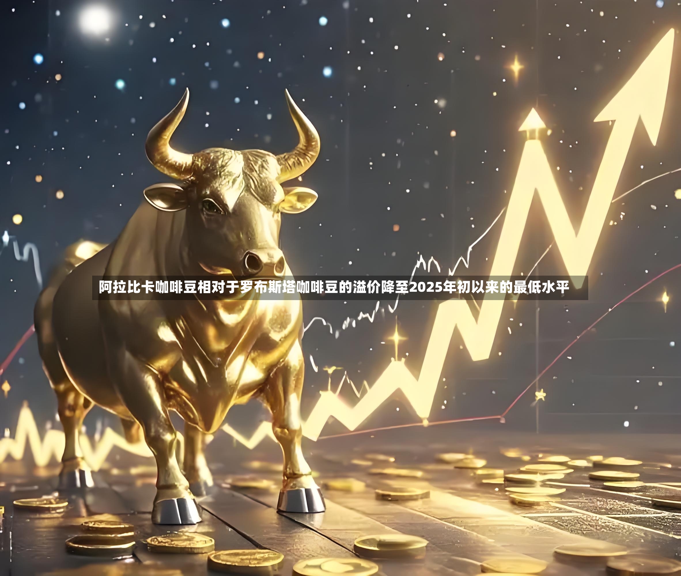 阿拉比卡咖啡豆相对于罗布斯塔咖啡豆的溢价降至2025年初以来的最低水平