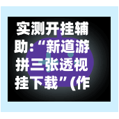 实测开挂辅助:“新道游拼三张透视挂下载”(作弊)辅助透视教程-第2张图片