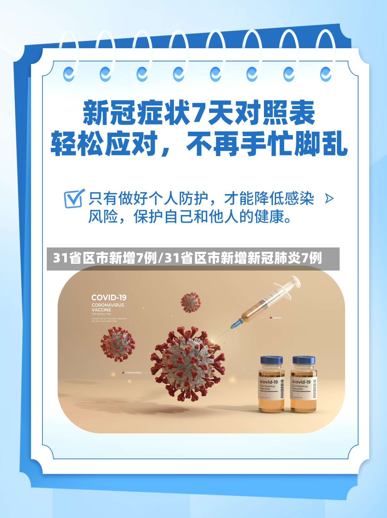 31省区市新增7例/31省区市新增新冠肺炎7例