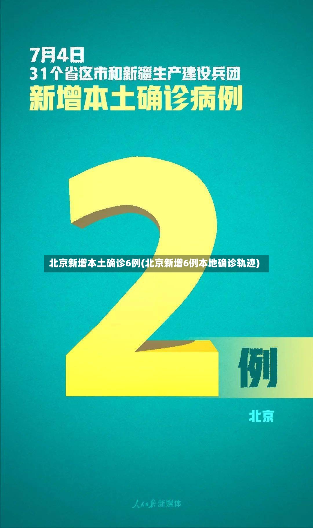 北京新增本土确诊6例(北京新增6例本地确诊轨迹)-第2张图片