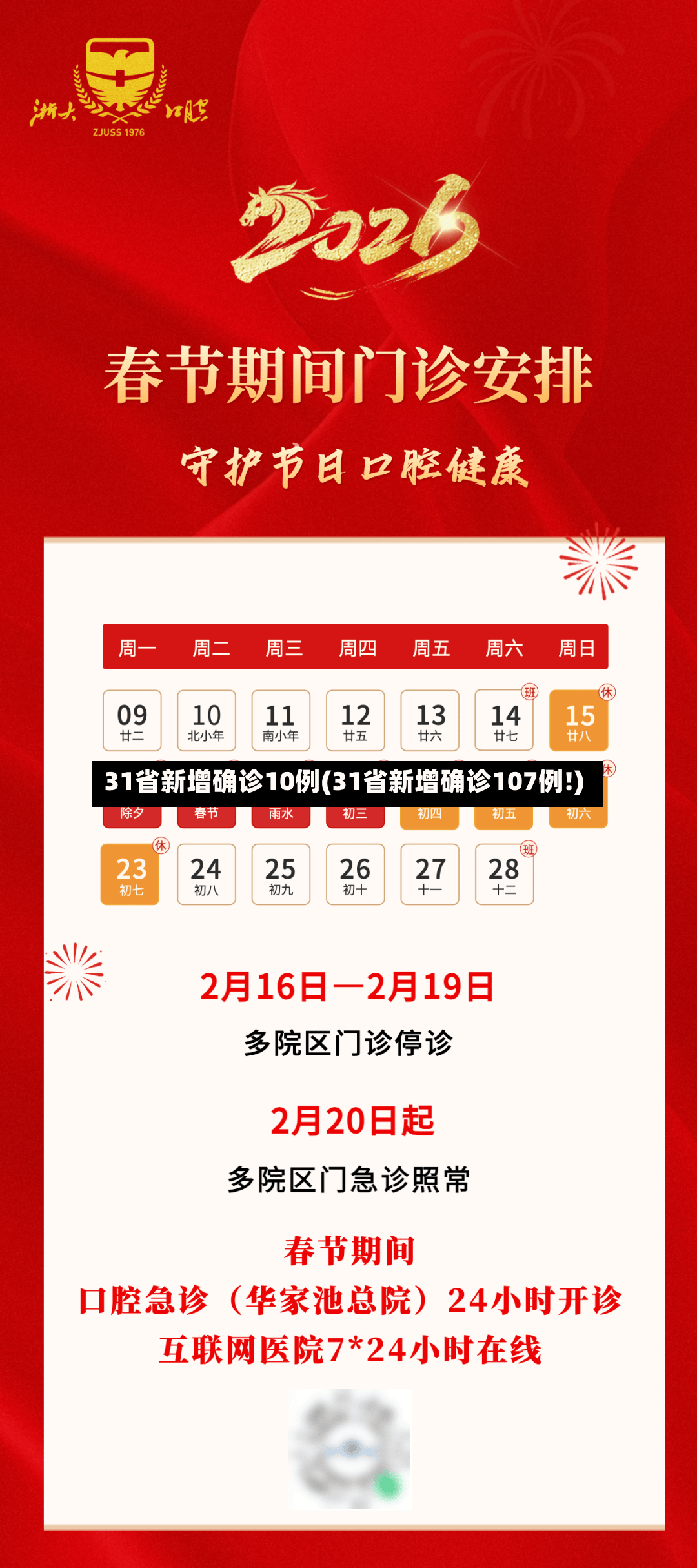 31省新增确诊10例(31省新增确诊107例!)