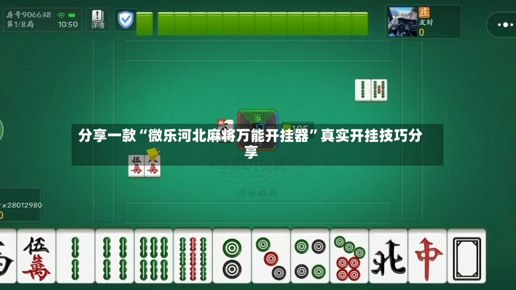 分享一款“微乐河北麻将万能开挂器”真实开挂技巧分享
