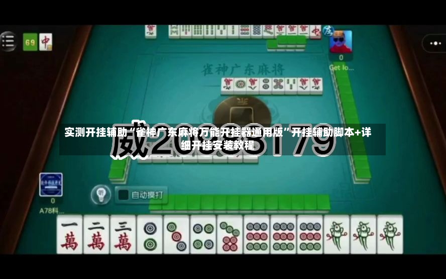 实测开挂辅助“雀神广东麻将万能开挂器通用版”开挂辅助脚本+详细开挂安装教程-第3张图片