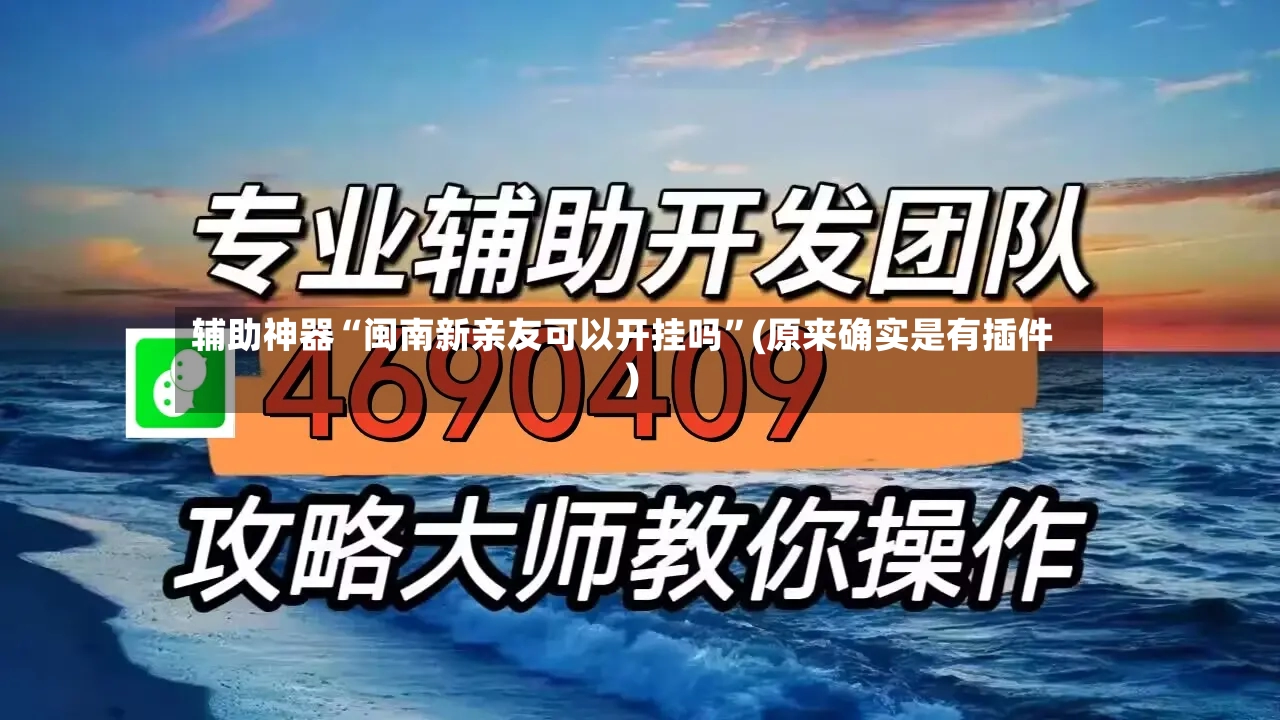 辅助神器“闽南新亲友可以开挂吗”(原来确实是有插件)-第3张图片
