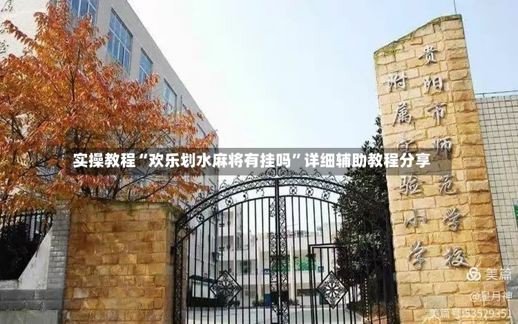 实操教程“欢乐划水麻将有挂吗”详细辅助教程分享-第3张图片