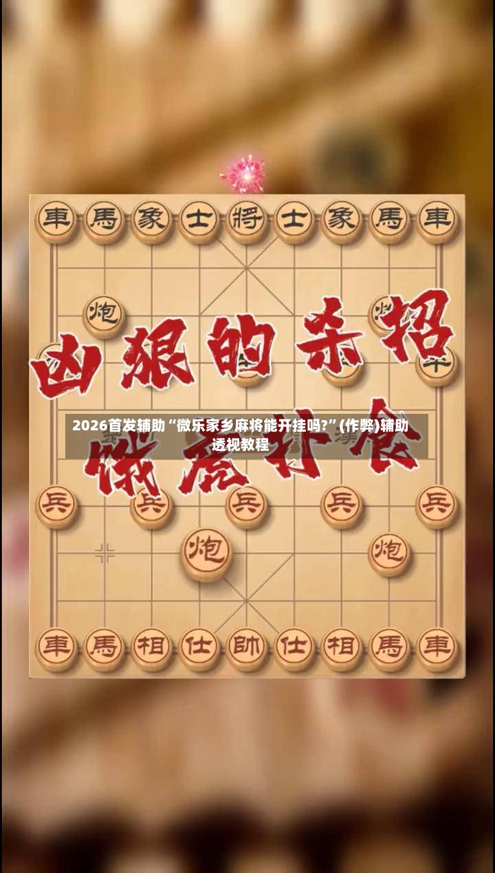 2026首发辅助“微乐家乡麻将能开挂吗?”(作弊)辅助透视教程