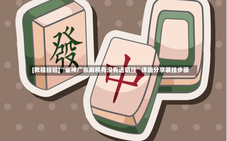 [教程经验]“雀神广东麻将有没有透明挂”详细分享装挂步骤