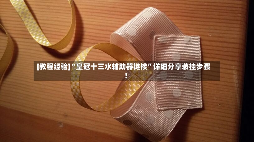[教程经验]“皇冠十三水辅助器链接”详细分享装挂步骤!