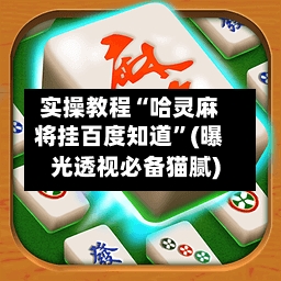实操教程“哈灵麻将挂百度知道”(曝光透视必备猫腻)
