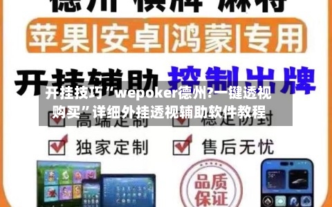开挂技巧“wepoker德州?一键透视购买”详细外挂透视辅助软件教程