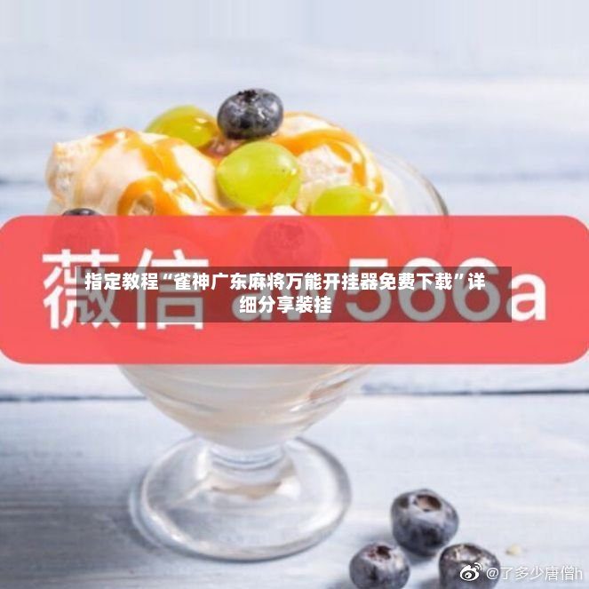 指定教程“雀神广东麻将万能开挂器免费下载	”详细分享装挂-第3张图片