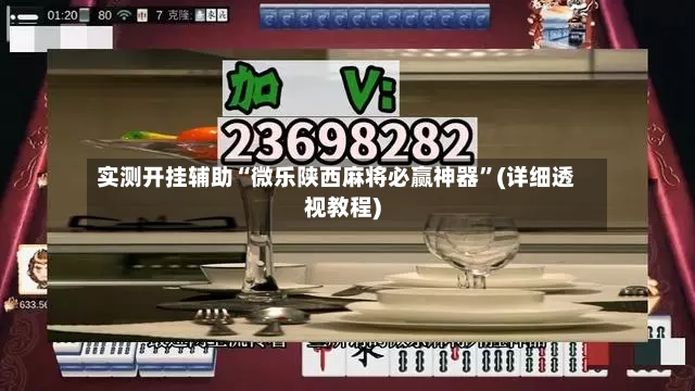 实测开挂辅助“微乐陕西麻将必赢神器”(详细透视教程)-第2张图片