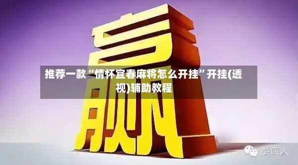 推荐一款“情怀宜春麻将怎么开挂”开挂(透视)辅助教程-第2张图片