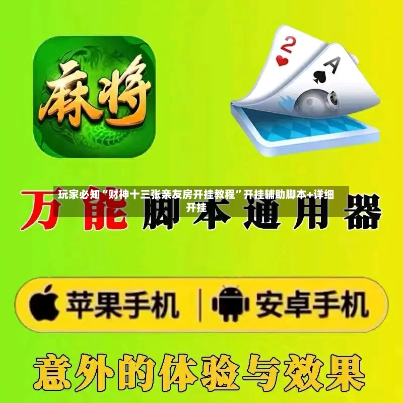 玩家必知“财神十三张亲友房开挂教程”开挂辅助脚本+详细开挂