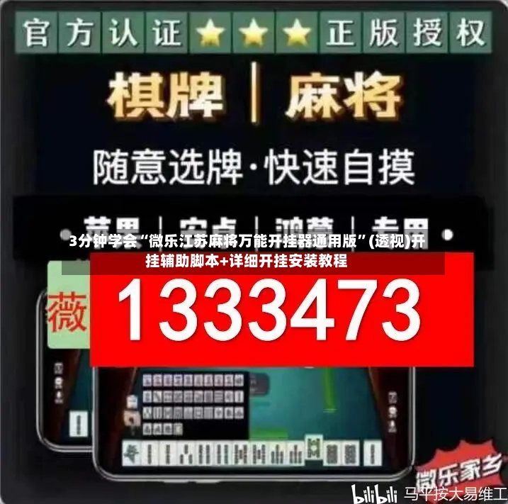 3分钟学会“微乐江苏麻将万能开挂器通用版”(透视)开挂辅助脚本+详细开挂安装教程