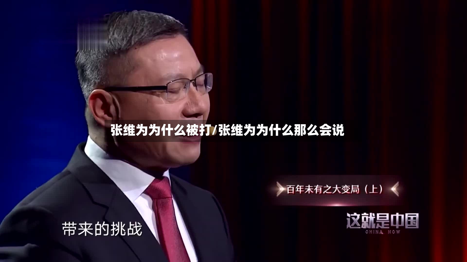张维为为什么被打/张维为为什么那么会说-第2张图片