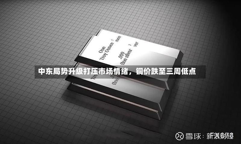 中东局势升级打压市场情绪，铜价跌至三周低点