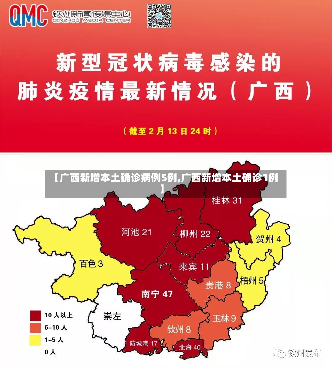 【广西新增本土确诊病例5例,广西新增本土确诊1例】