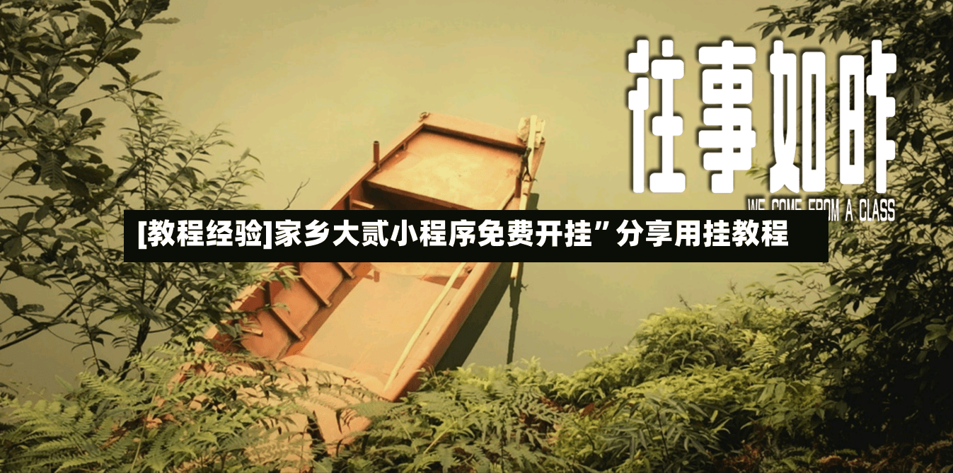 [教程经验]家乡大贰小程序免费开挂”分享用挂教程-第3张图片