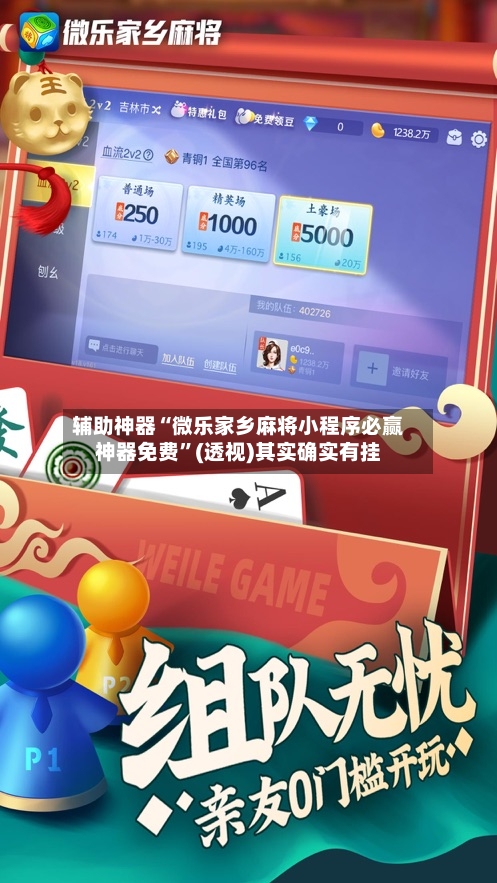 辅助神器“微乐家乡麻将小程序必赢神器免费	”(透视)其实确实有挂-第3张图片