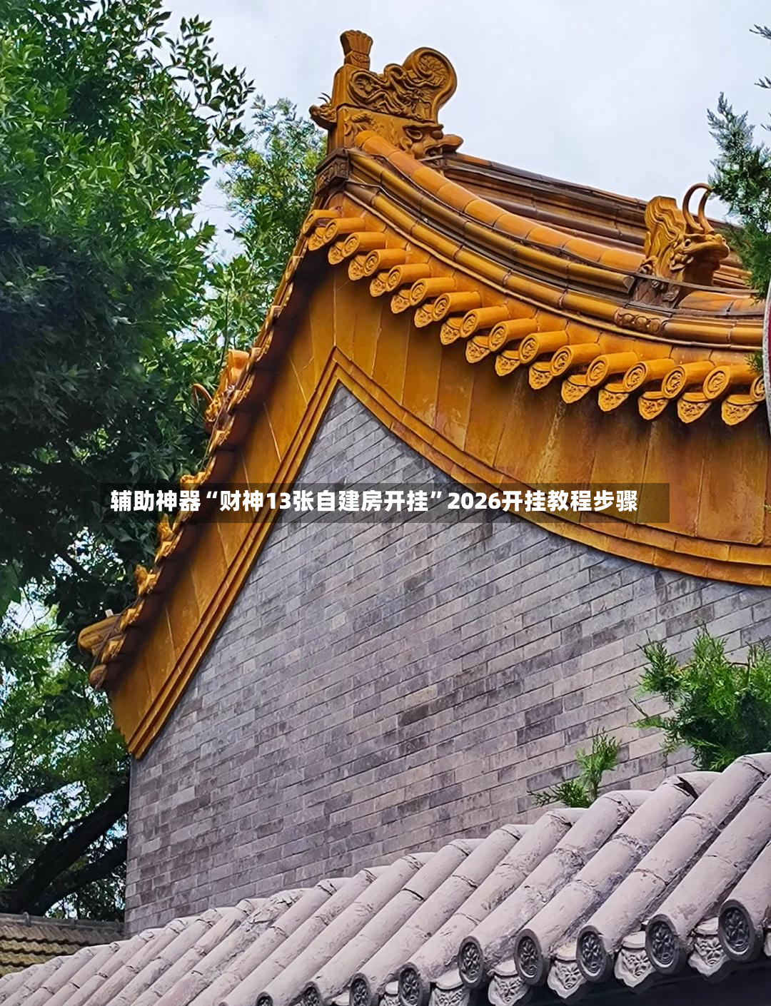 辅助神器“财神13张自建房开挂	”2026开挂教程步骤-第2张图片