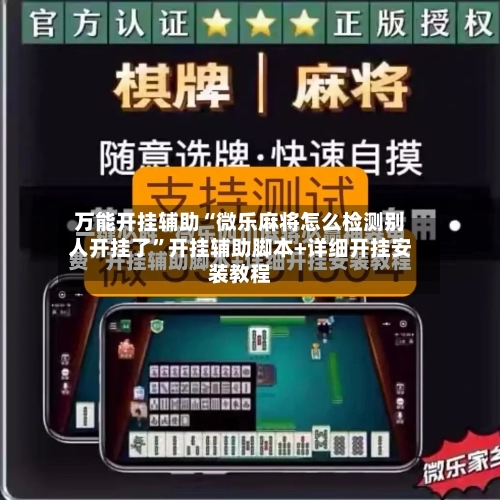 万能开挂辅助“微乐麻将怎么检测别人开挂了”开挂辅助脚本+详细开挂安装教程-第2张图片