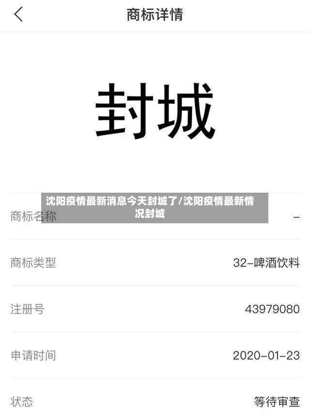 沈阳疫情最新消息今天封城了/沈阳疫情最新情况封城-第3张图片
