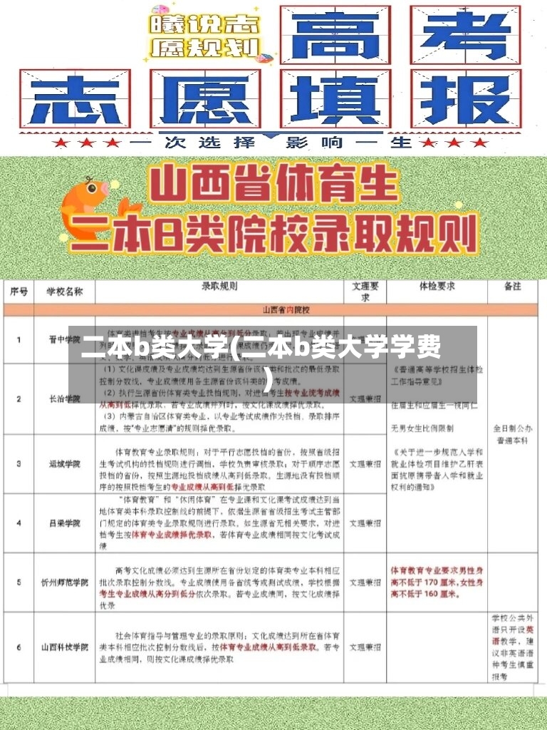 二本b类大学(二本b类大学学费)-第3张图片