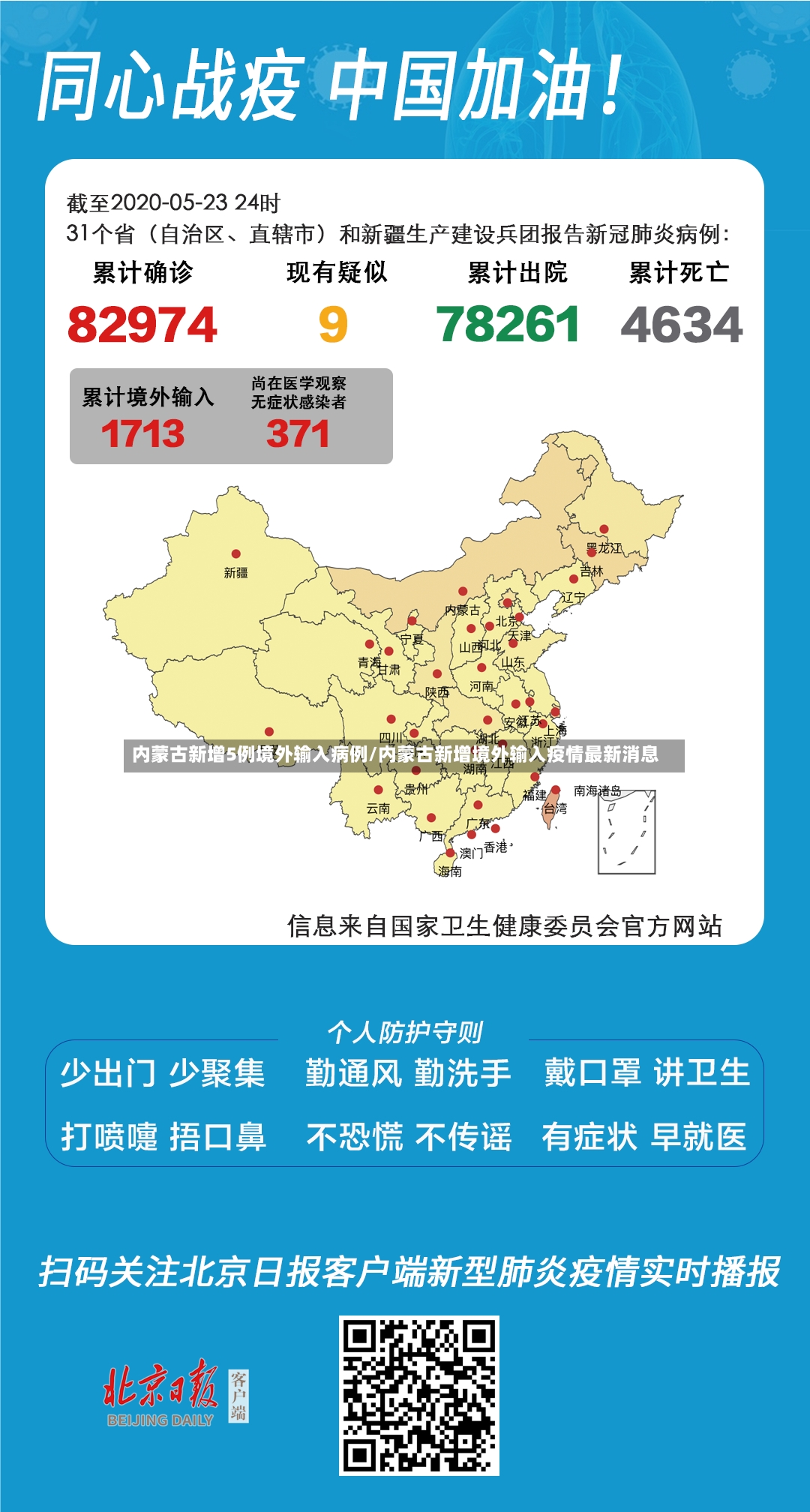 内蒙古新增5例境外输入病例/内蒙古新增境外输入疫情最新消息