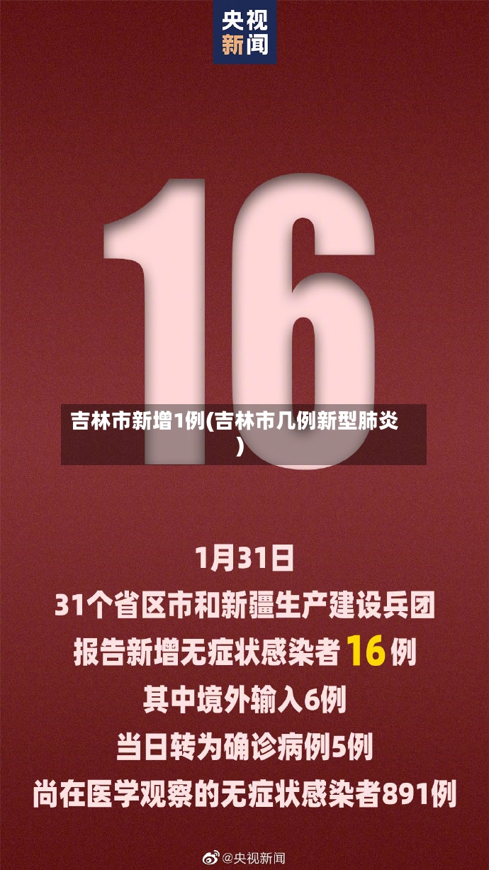 吉林市新增1例(吉林市几例新型肺炎)-第2张图片