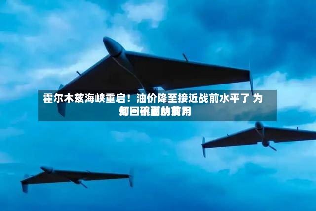 霍尔木兹海峡重启！油价降至接近战前水平了 为何一碗面的费用却回不到从前？
