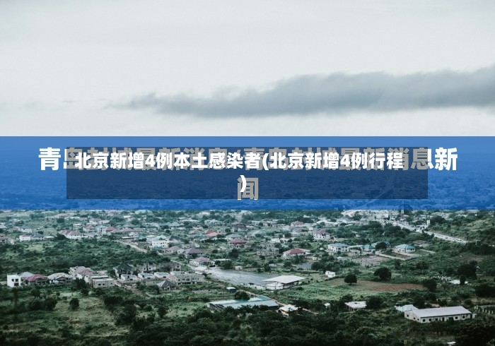 北京新增4例本土感染者(北京新增4例行程)-第3张图片