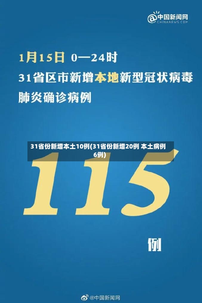 31省份新增本土10例(31省份新增20例 本土病例6例)